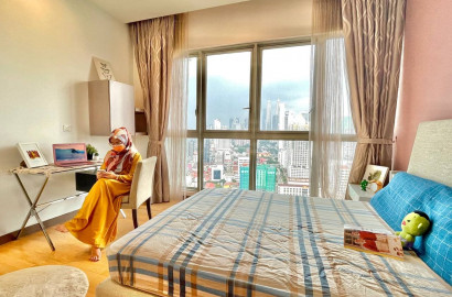 😍HUGE Room at Premium Condominium with NO DEPOSIT 🥰 You Will Enjoy The View From Your Room 🥳🌃