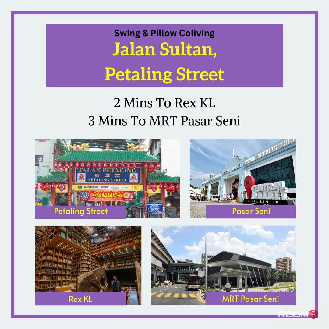 Save Your Money 💰 From Pay Deposit 😱 Fully Furnished 💯 At Petaling Street 👍🏻 Near To MRT & LRT 🚄