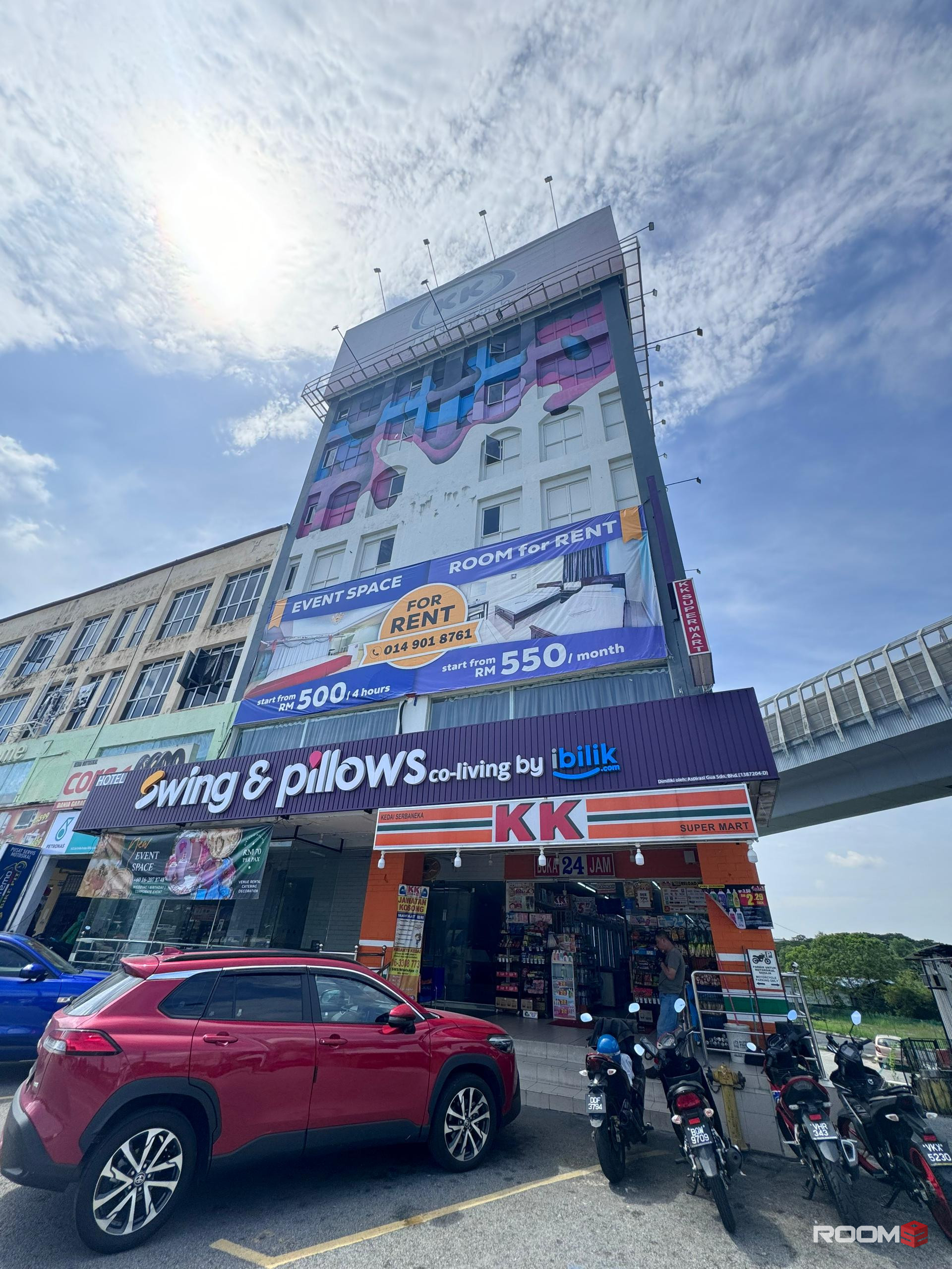 0 Deposit room in Kajang‼️ 10 min walk to MRT Stadium Kajang🚎🫵. Attached bathroom😍🤩