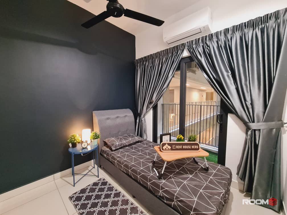 𝐅𝐑𝐄𝐄 𝐖𝐈𝐅𝐈 [Female Unit] [Condominium Parc 3] Walking Distance To 🚊 LRT/ MRT , Bilik Sewa Cheras Maluri, Sunway