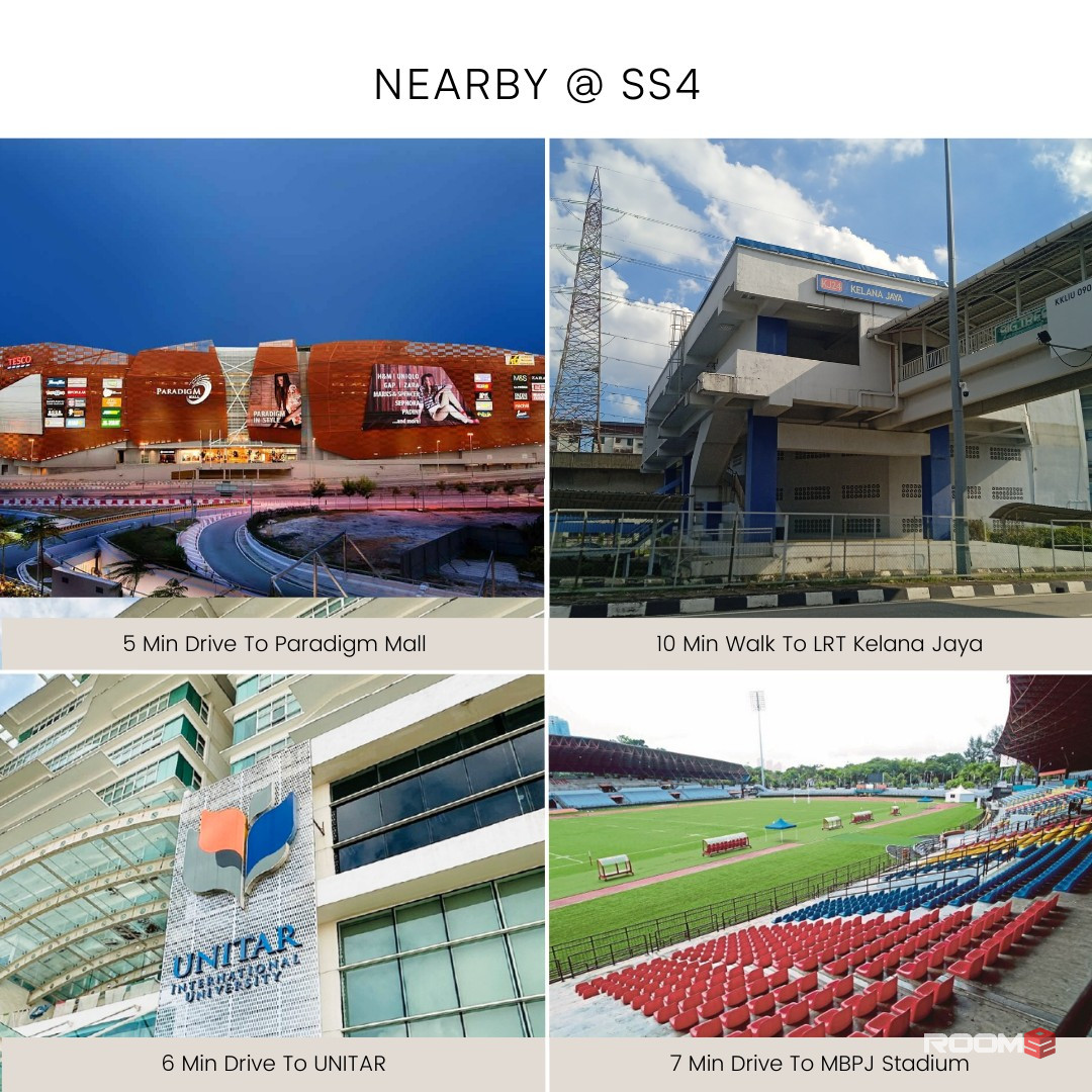 GET EARLY BIRD OFFER 🔊  Near to Kelana Jaya LRT  🚶 Room Rent at SS4