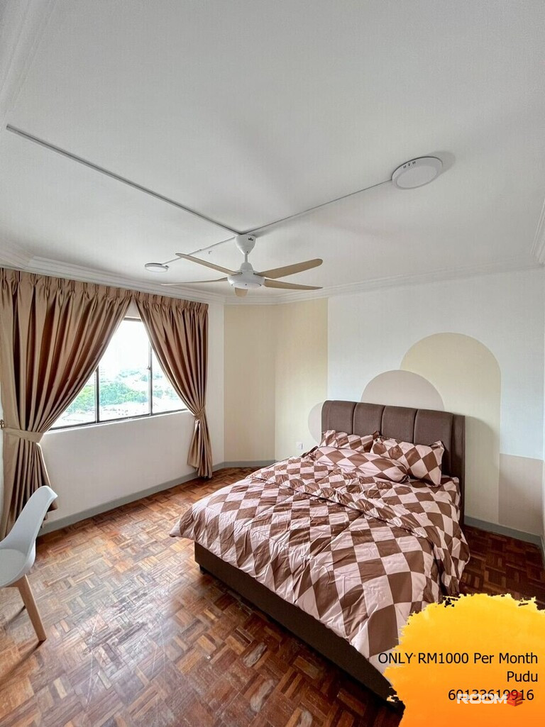 Master Room at Kenanga Point, Pudu KL Walking Distance to LRT Pudu Hang Tuah Monorail KWC