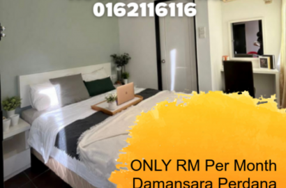 Zero Deposit🔥🛏️King Bed Room for Rent @ Damansara Perdana 🌟WiFi A/C