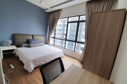 [Female unit🙋‍♀️] Master Room for Rent @Utropolis SUITES 1 Shah Alam beside UOW, 🆓💧📶🧹