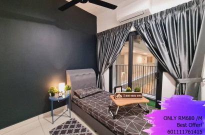 LUXURY Condo 🔥{Female Only👩} The Best Accomodation Walking Distance To 🚊 LRT/ MRT With 𝐅𝐑𝐄𝐄 𝐖𝐈𝐅𝐈, KL [𝑳𝑼𝑿�