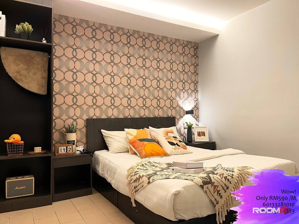 Q Inn Hotel Sunway Mentari Room For Rent WITH PRIVATE TOILET