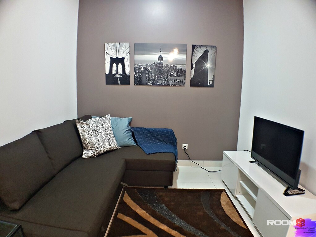 [ZERO DEPO] Fully furnished room at 3 Towers in Jalan Ampang, near KLCC, next to Gleneagles Hospital, Great Eastern Mall