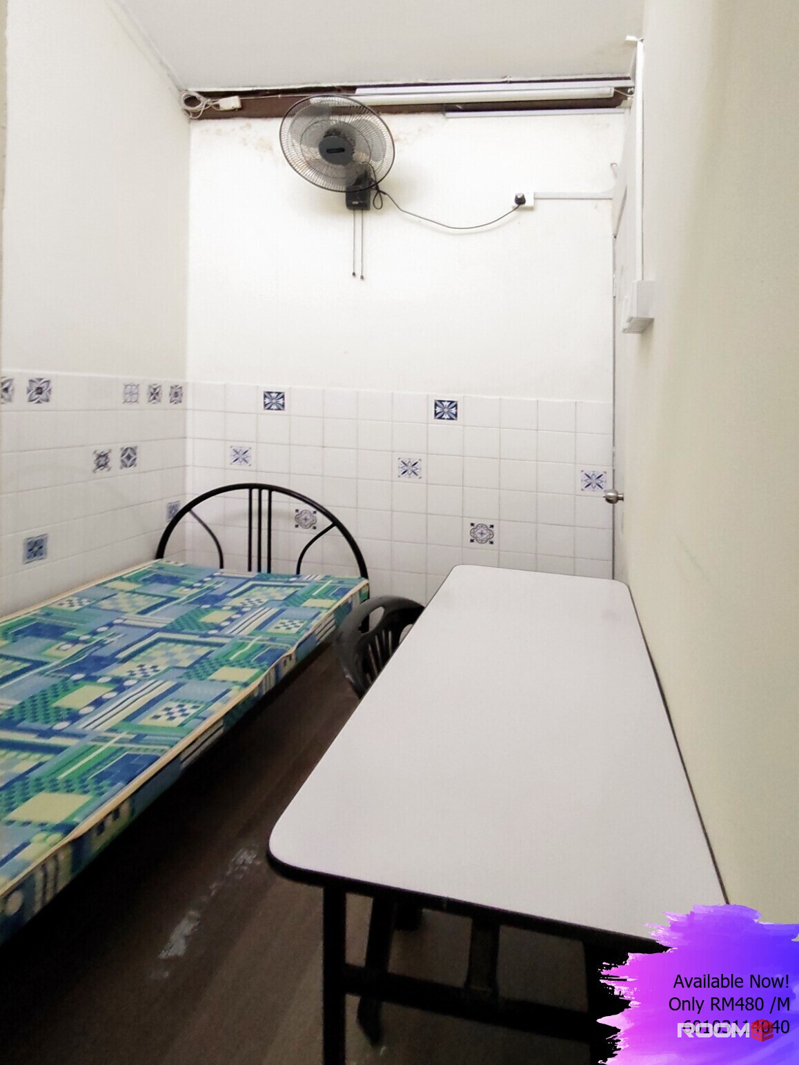 🔥Taman Paramount🔥Fully Furnish WIthout aircond with Fan only Single Room, Walking Distance LRT Taman Paramount, Petali