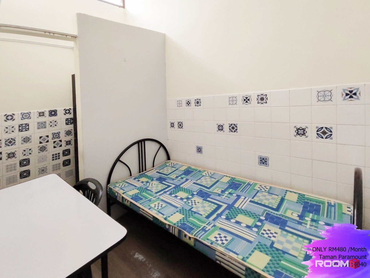 🔥Taman Paramount🔥Fully Furnish WIthout aircond with Fan only Single Room, Walking Distance LRT Taman Paramount, Petali