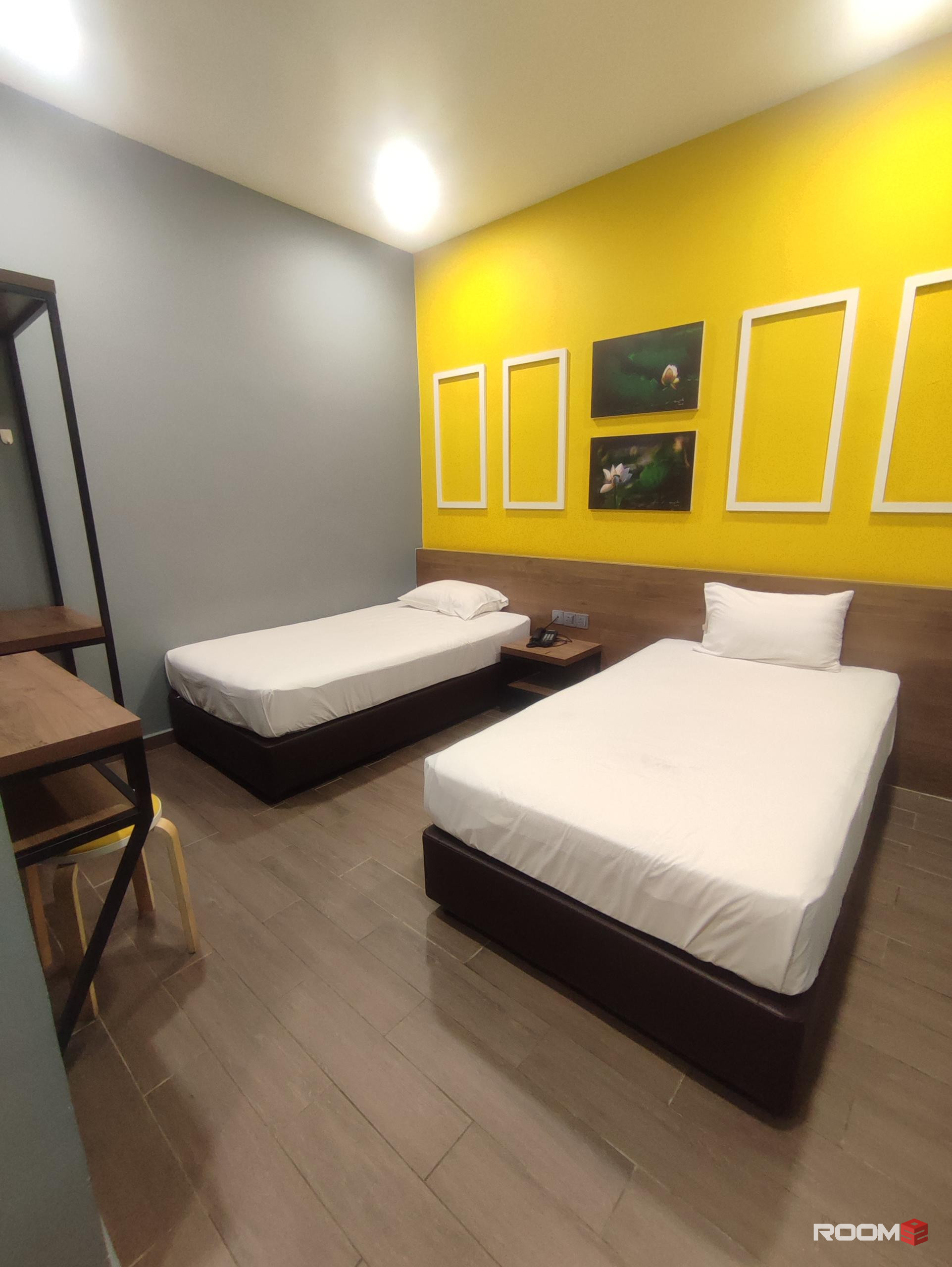 🚄NEAR LRT PUDU🚄🏡TWIN BED WITH BATHROOM