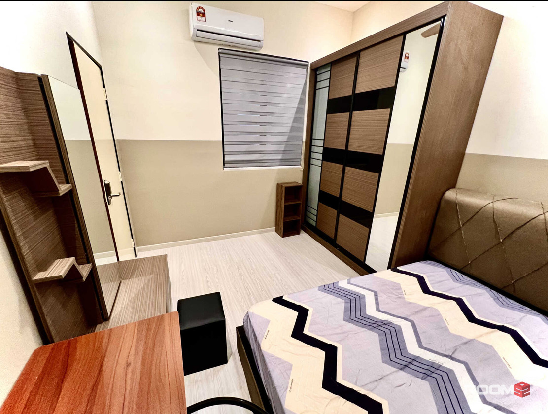 ALL INCLUDED, Fully Furnished+AC FREE Single Room for RENT at Bandar Sri Sendayan, Sendayan