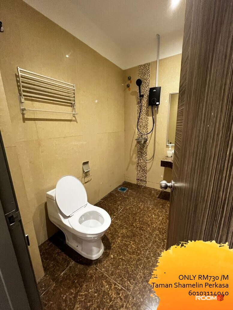 ✨0Deposit Move In✨Fully Furnish Queen Size Bedroom With Own Private Bathroom, Reno Hotel, Maluri📍LRT,Cheras,Shamelin,My