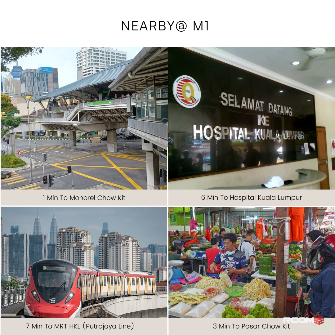 [Bestie Room 👭🏻] Near Monorel KL Located Near Amazing Cheap Food Street 🍕🫓🥪🥙