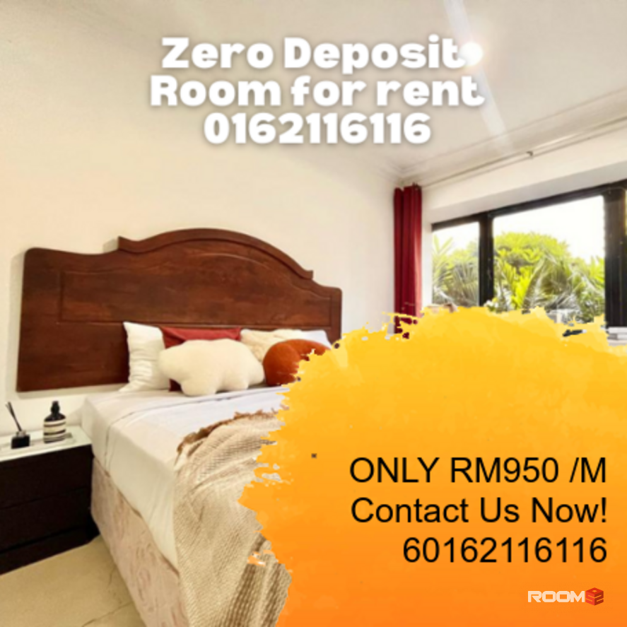 Zero Deposit🔥🛏️KL City Bukit Bintang Queen Bed Room for Rent @ Jalan Pudu 🌟WiFi A/C