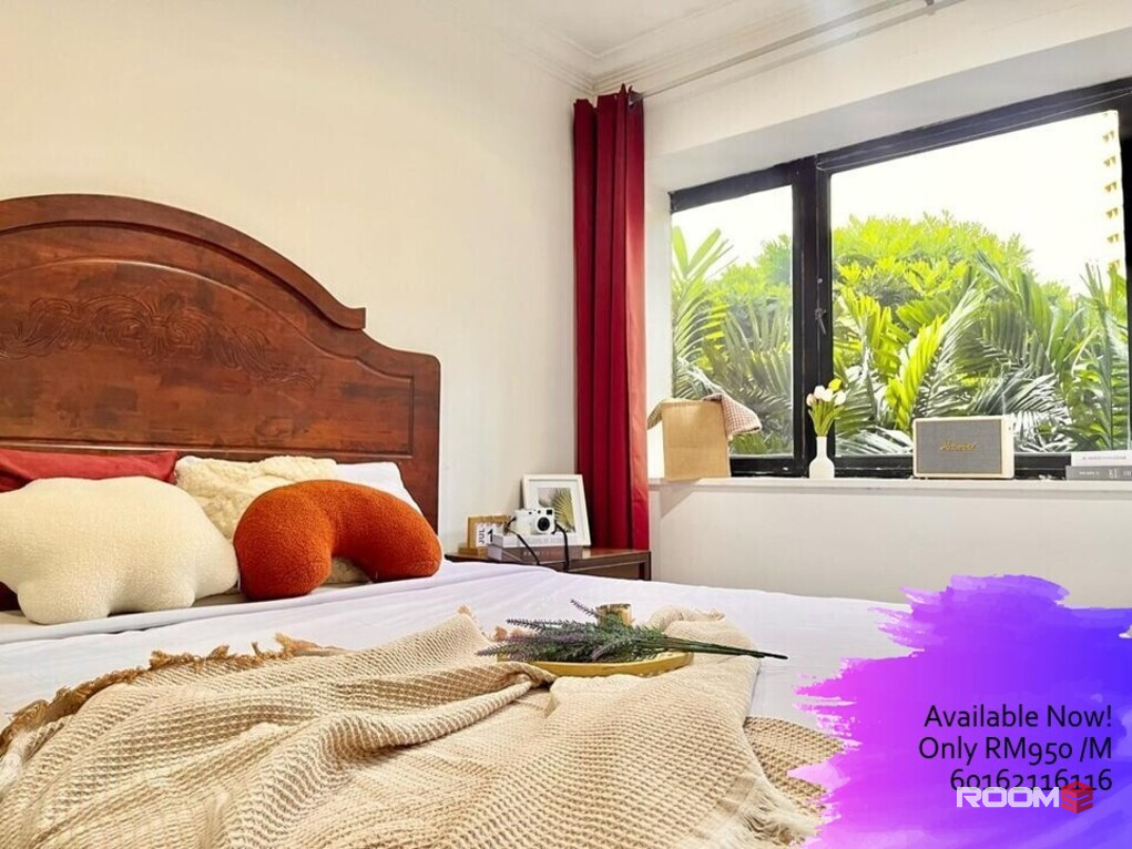 Zero Deposit🔥🛏️KL City Bukit Bintang Queen Bed Room for Rent @ Jalan Pudu 🌟WiFi A/C