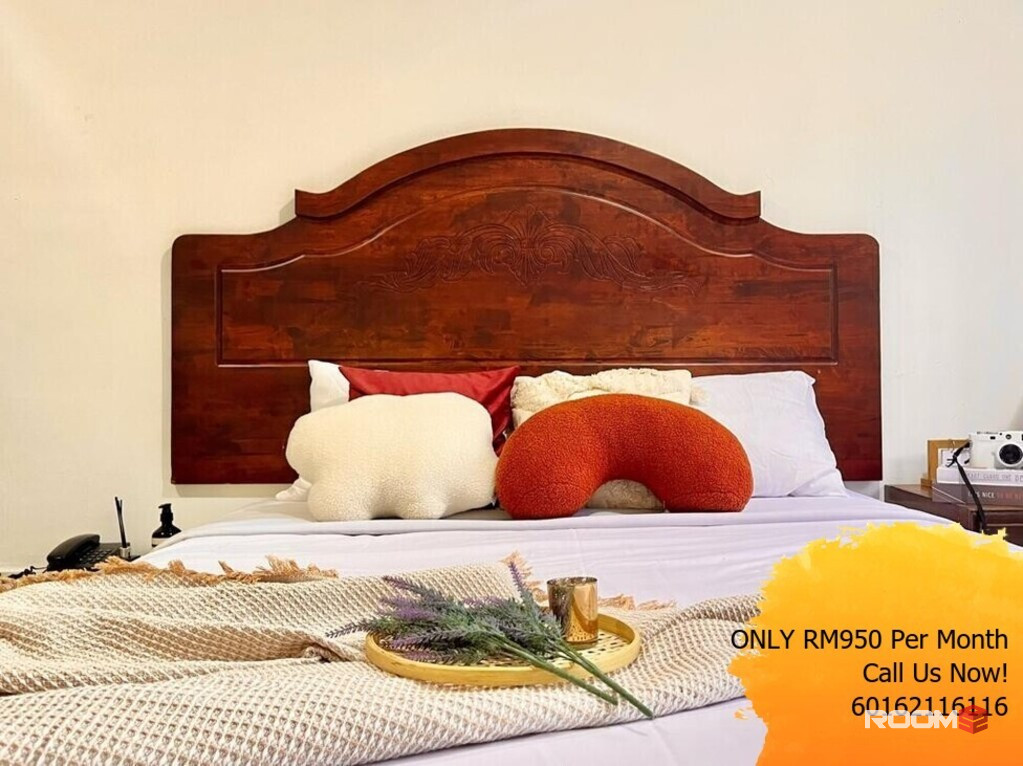 Zero Deposit🔥🛏️KL City Bukit Bintang Queen Bed Room for Rent @ Jalan Pudu 🌟WiFi A/C