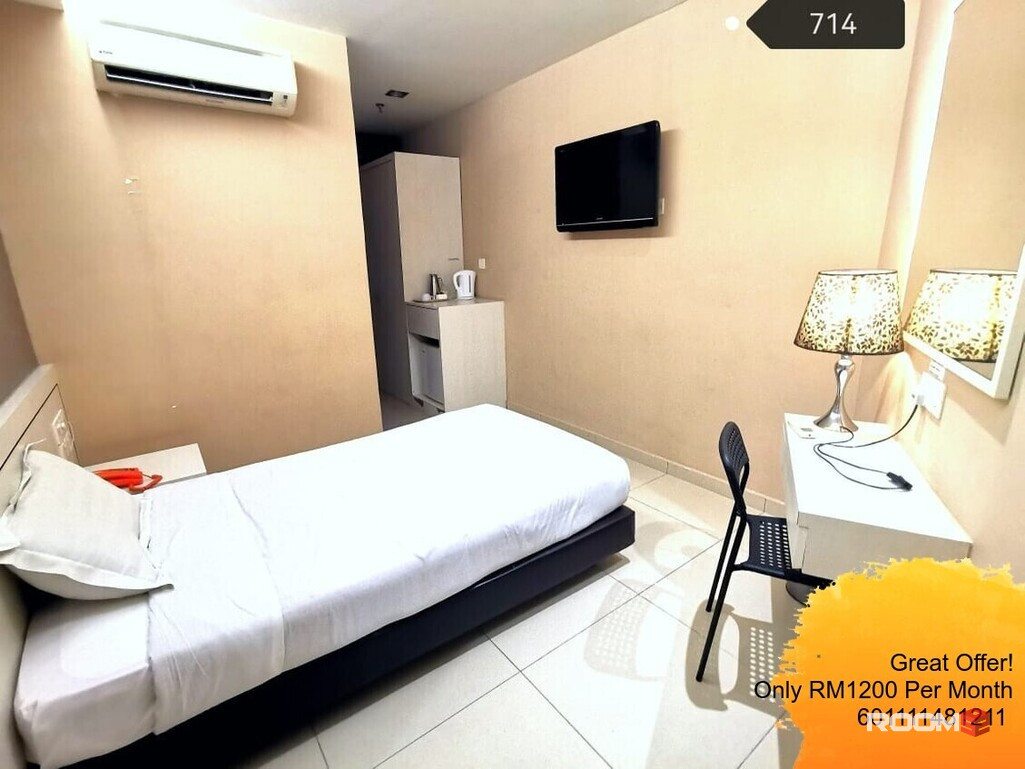 🎃4 mins walk to MRT Bukit Bintang🎃 @ Hotel Co-living room at Jalan Bukit Bintang