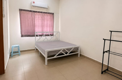 🚹 Male Only 🚹 | 🏠 Fully Furnished Room For Rent @ Bukit Rimau | 🚘 5 mins to AEON BiG Bukit Rimau 🛒