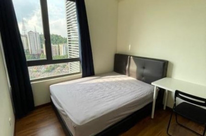 Fully Furnished ⭐️ Middle Room w Fans & A/C ❄️ @ The Petalz