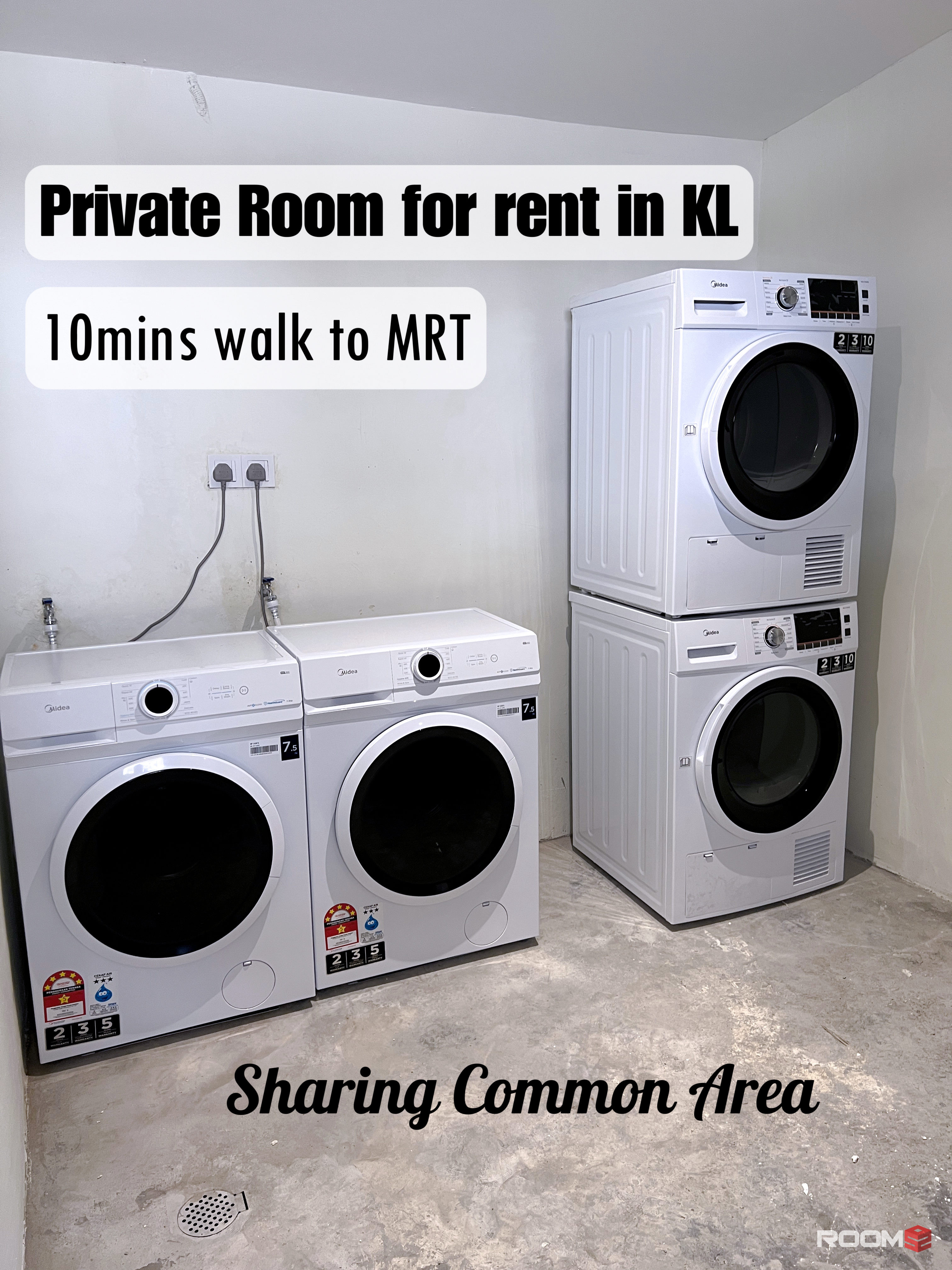 🔥Zero Deposit🔥Private Room rent in KL City Centre