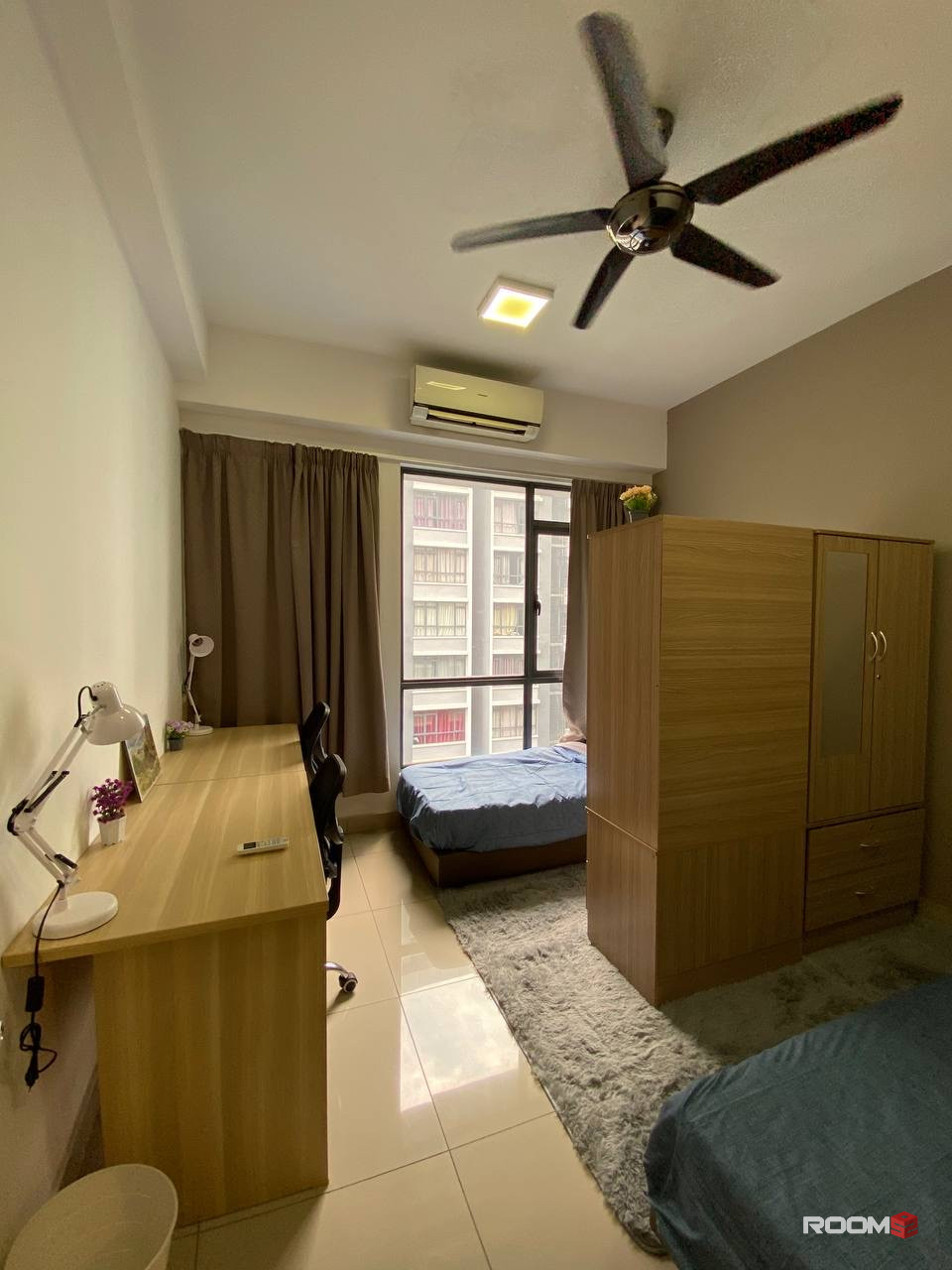 FEMALE 🙋‍♀️ Shared Room w Privacy 🤩 and Air Con & Fan @ Utropolis Glenmarie
