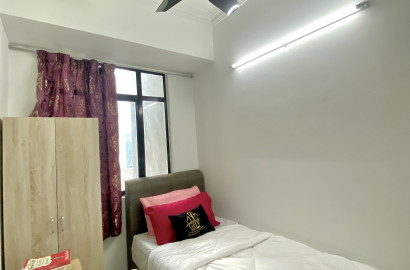 [SINGLE ROOM] 3 Mins walk to LRT PWTC & Sunway Putra Mall @PWTC [KL City Centre Area]