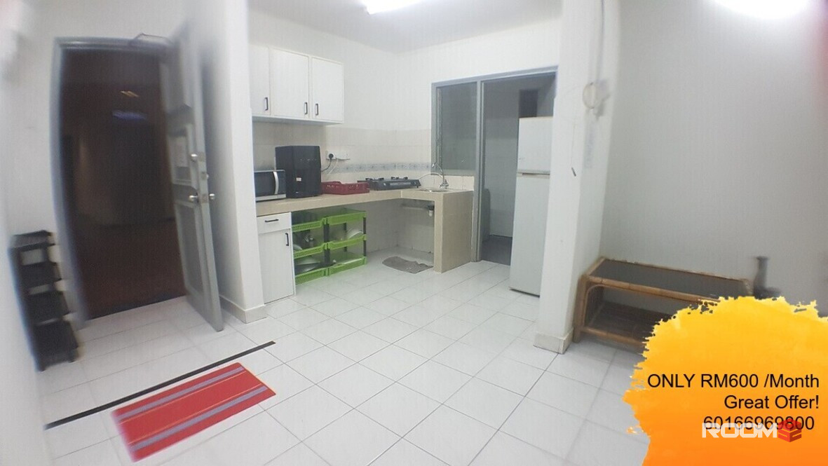 [ZERO DEPO] BANGSAR SOUTH Single Room 15 mins walk to Vertical, Pantai Hillpark 2, Incl Utils