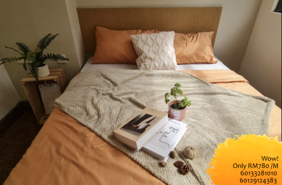 Studio Size Room in Taman Shamelin💥Fully Furnished☄️Move In Ready⚡️Sunway Velocity🌟Mytown⭐️1 Shamelin Mall⚡️Maluri☄️Pu
