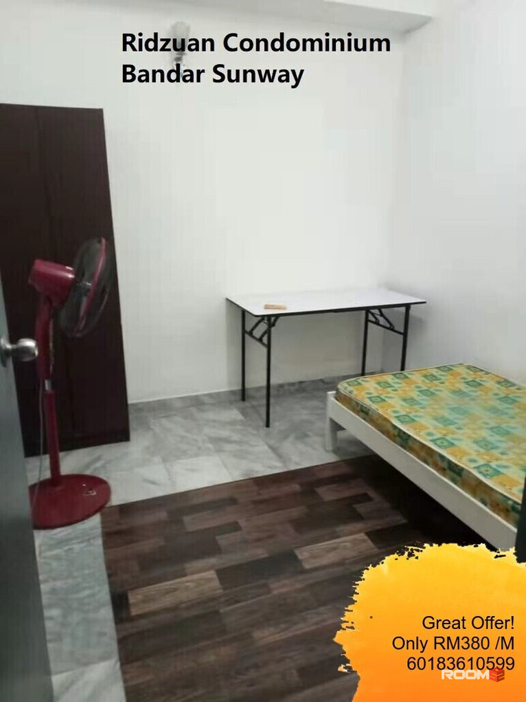 Single Room at Ridzuan Condominium, Bandar Sunway