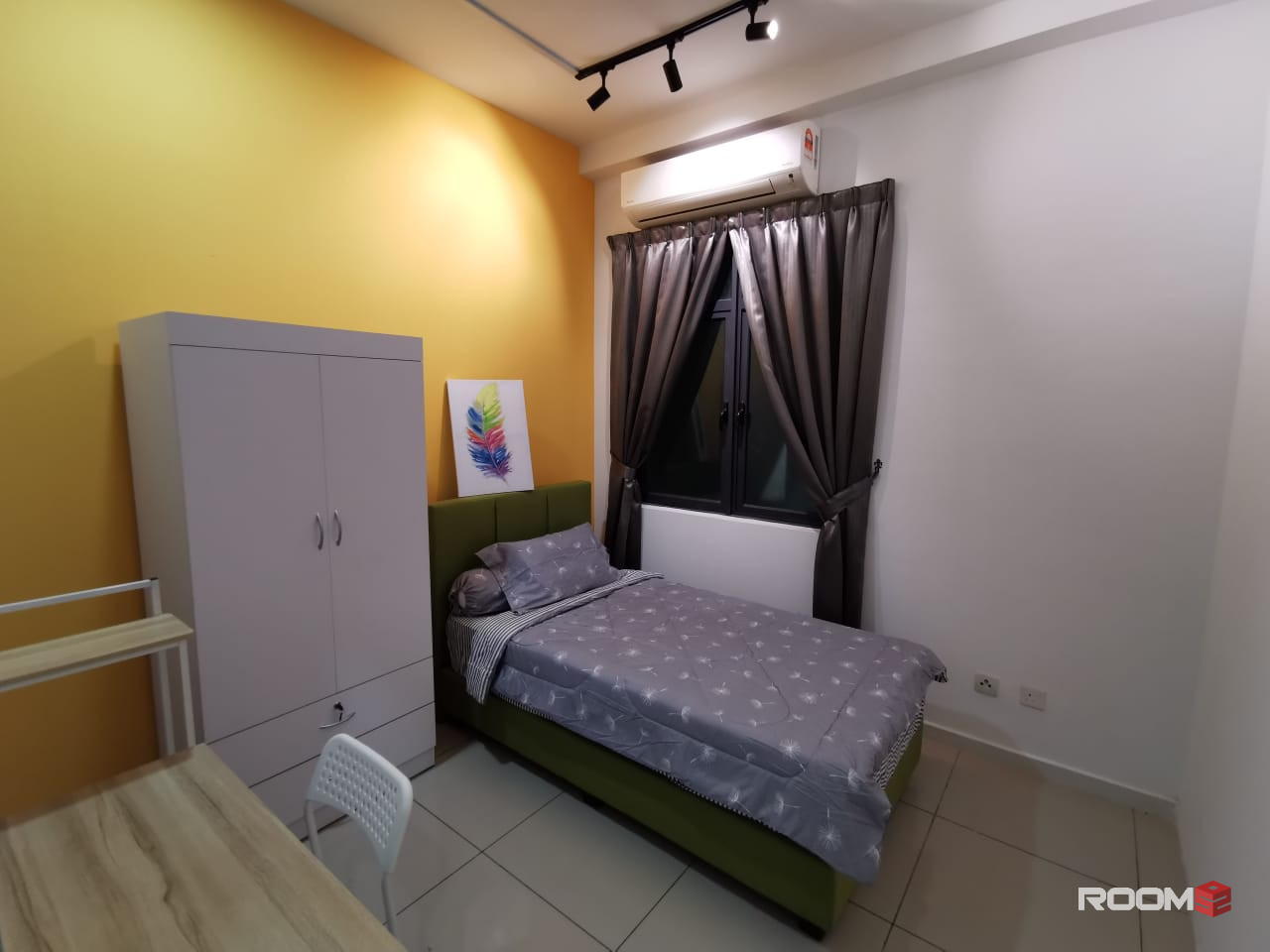 100% Free, Aircond+Wifi Room at Fortune Perdana Lakeside, Kepong