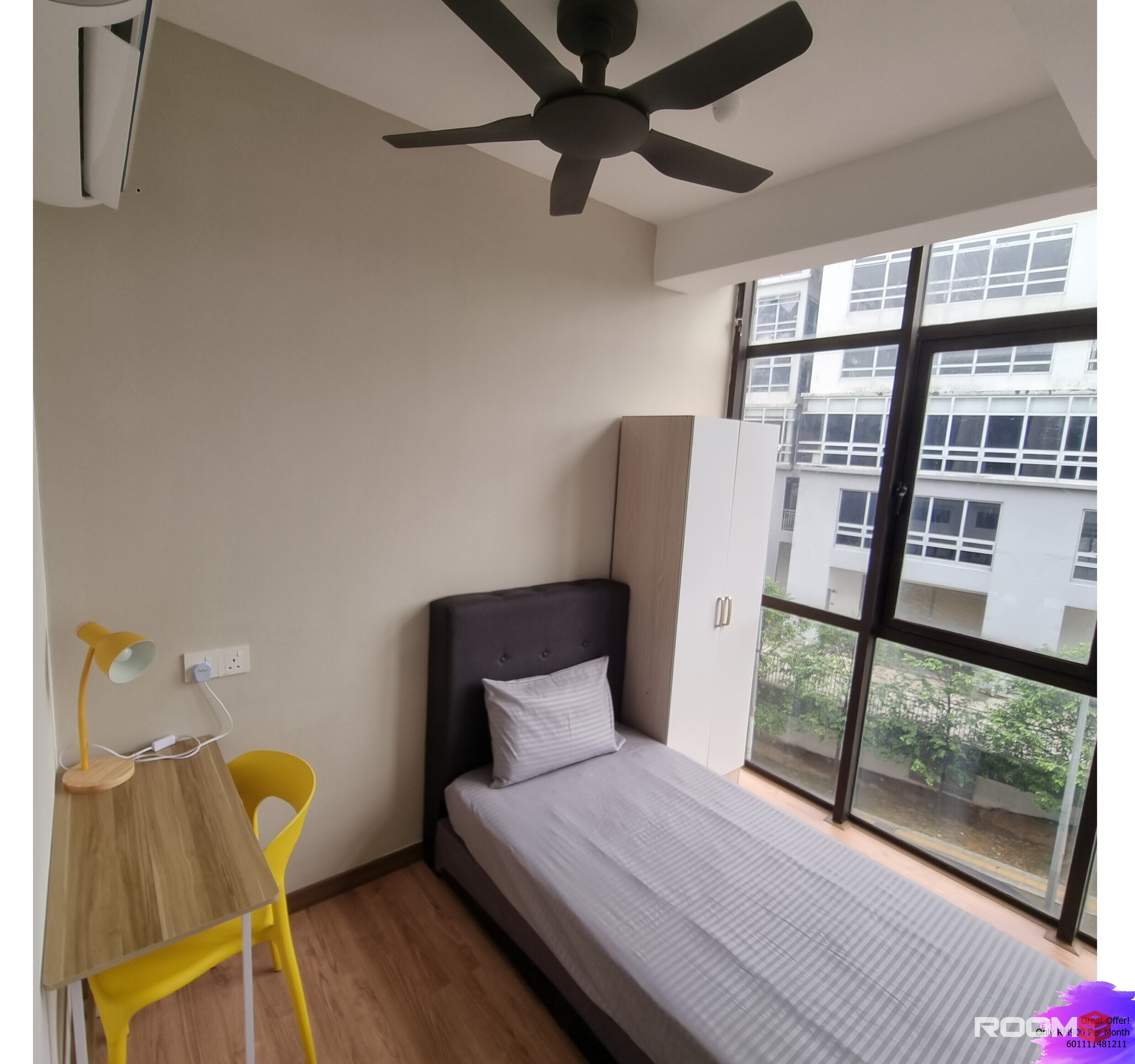 💥1 min to MRT Kentonmen (MRT 2 Line)💥 @ Newly Furnished Co-living room at Jalan Ipoh