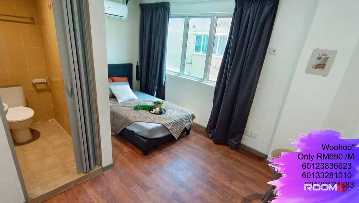 Kepong Near MRT Hotel Master Rooom With Private Toilet