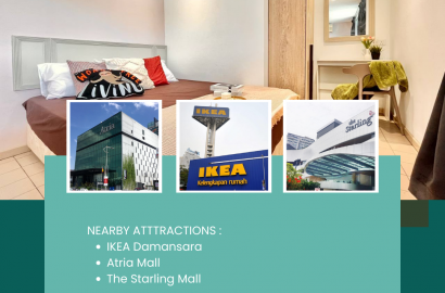 ⚡⚡Discount⚡⚡ Room Rent With NO DEPOSIT 🙋🏻‍♀️ Near IKEA Damansara & Starling Mall