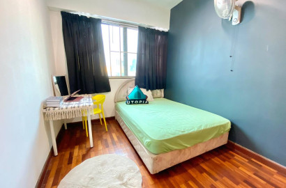 Want To Rent Cozy Muslimah Unit? 👭 With NO Deposit? 🚄🚌 At Bistari Condo, PWTC 😍 Near To LRT & KTM 🚄