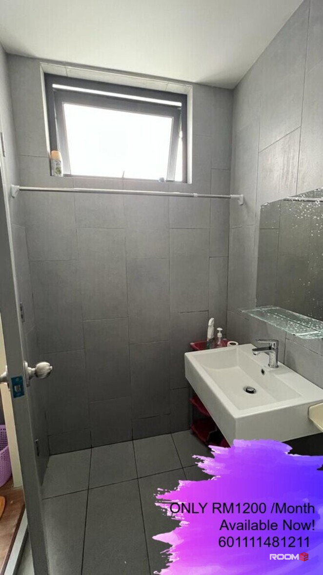 💥5 mins to MRT-LRT Maluri💥 @ M Vertica Residences room for rent