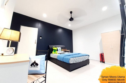Bilik Sewa Balakong {Female Only👩} {WIFI📶}Tmn Mesra Utama📣 🚀 Near To 🚊 Serdang KTM, 🏘Taming Jaya,🏫 UTAR🎓 C180, T