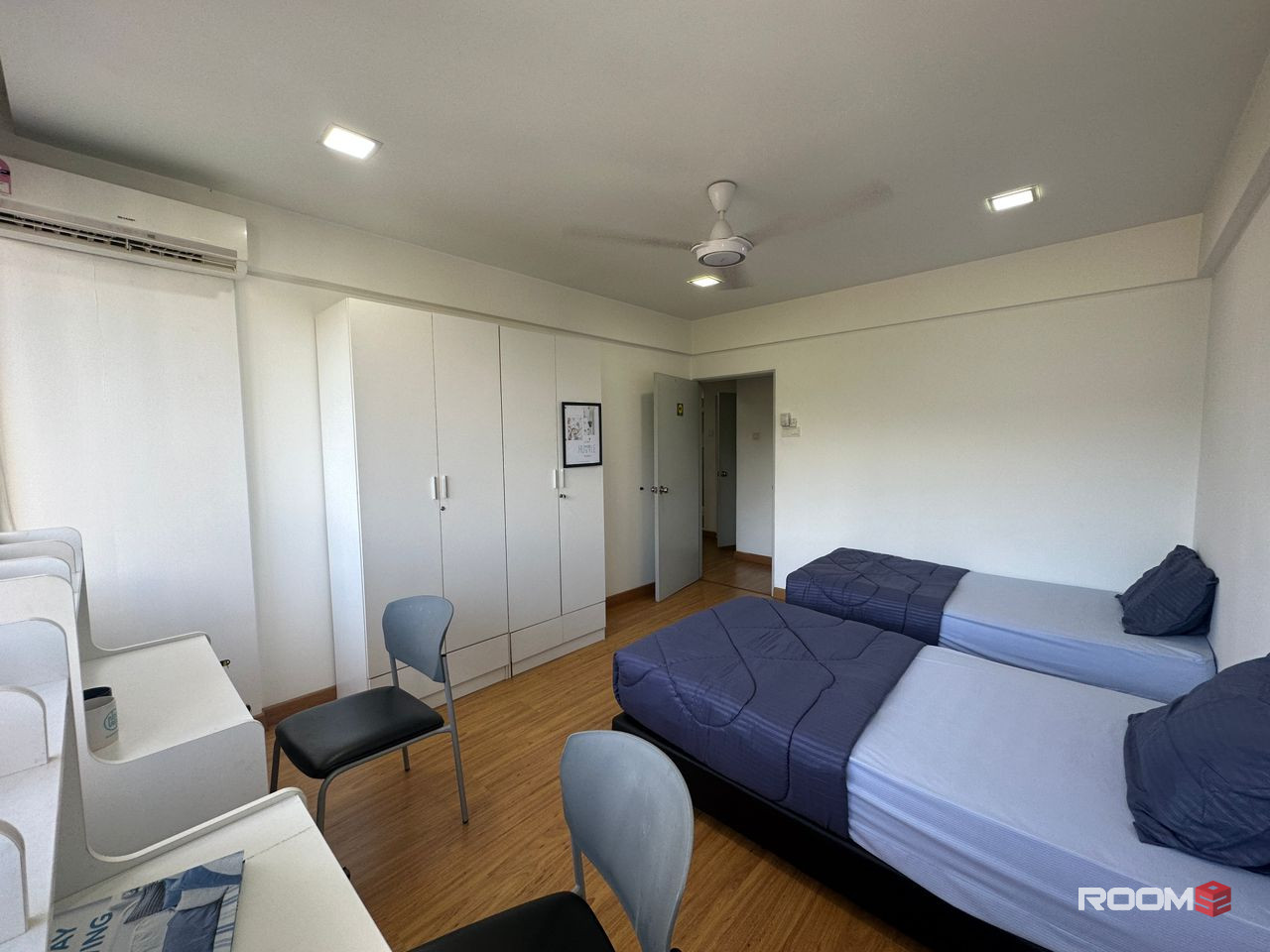 🏛️[ KL Sentral Mansion Sentral ] Fully Furnished Middle Room with Double Single Bedroom with Fan & A/C For Rent