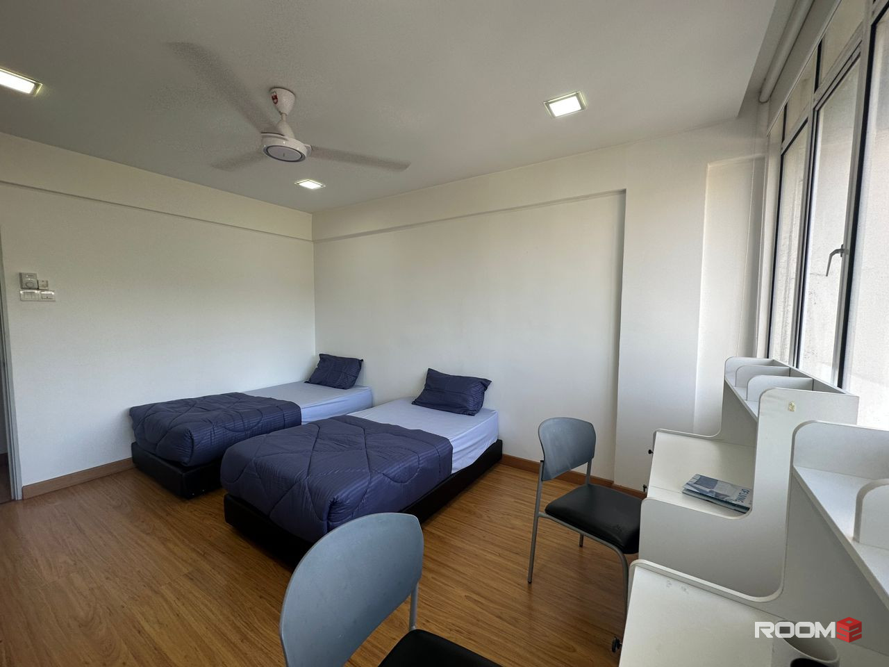 🏛️[ KL Sentral Mansion Sentral ] Fully Furnished Middle Room with Double Single Bedroom with Fan & A/C For Rent