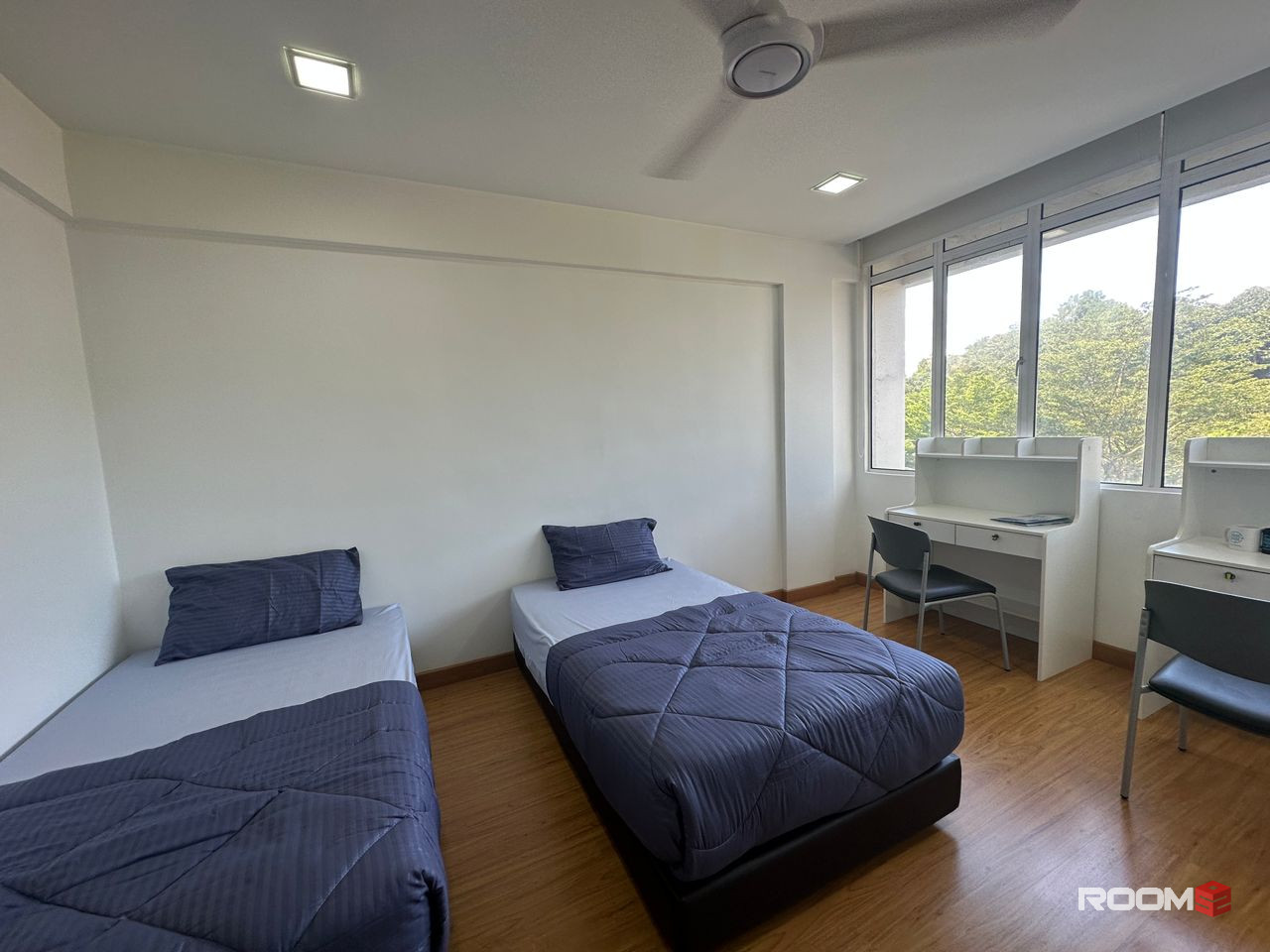 🏛️[ KL Sentral Mansion Sentral ] Fully Furnished Middle Room with Double Single Bedroom with Fan & A/C For Rent