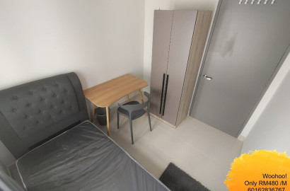 Female ONLY Single Room For Rent Rimbayu Teluk Panglima Garang