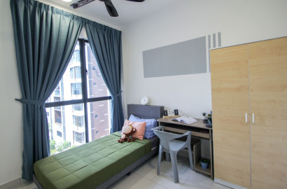 UPM Students looking for room rent? Single or Middle Room Astetica Residences for rent near The Mines
