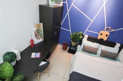 PACIFIC PLACE NEW MIDDLE ROOM FULLY FURNISHED WITH UTILITIES ( 0.5 MONTHS DEPOSIT ONLY ) ( RM50 REBATE )