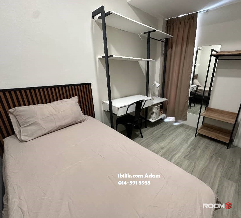 🏠USJ21 Fully furnished - Middle Room + Near LRT, Mall,  Easy access