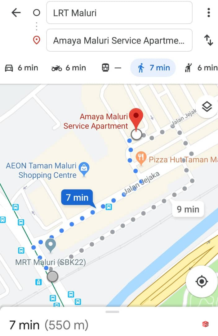 Amaya Maluri - Near LRT & MRT - Master Room (Near TRX, Bukit Bintang, TIME Square, Cheras, Ampang, Pandan,Pudu,Ismail)