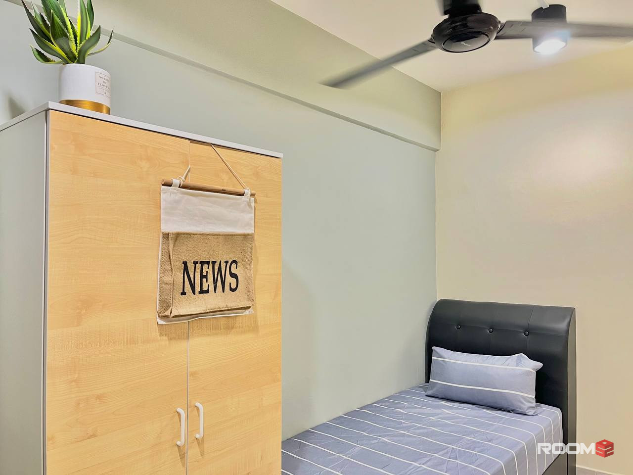 Rent rooms with ZERO Deposit & Flexible Contract ! Enjoy FREE WiFi! 😈Single room for rent at Warisan Cityview