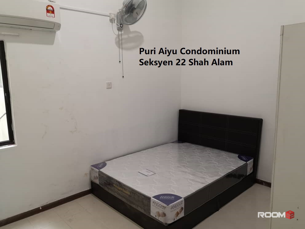 puri aiyu condominium seksyen 22 shah alam room for rent (mix gender house)
