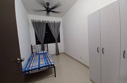 Bilik Single Perempuan Muslim RM600 di Ken Rimba Condominium