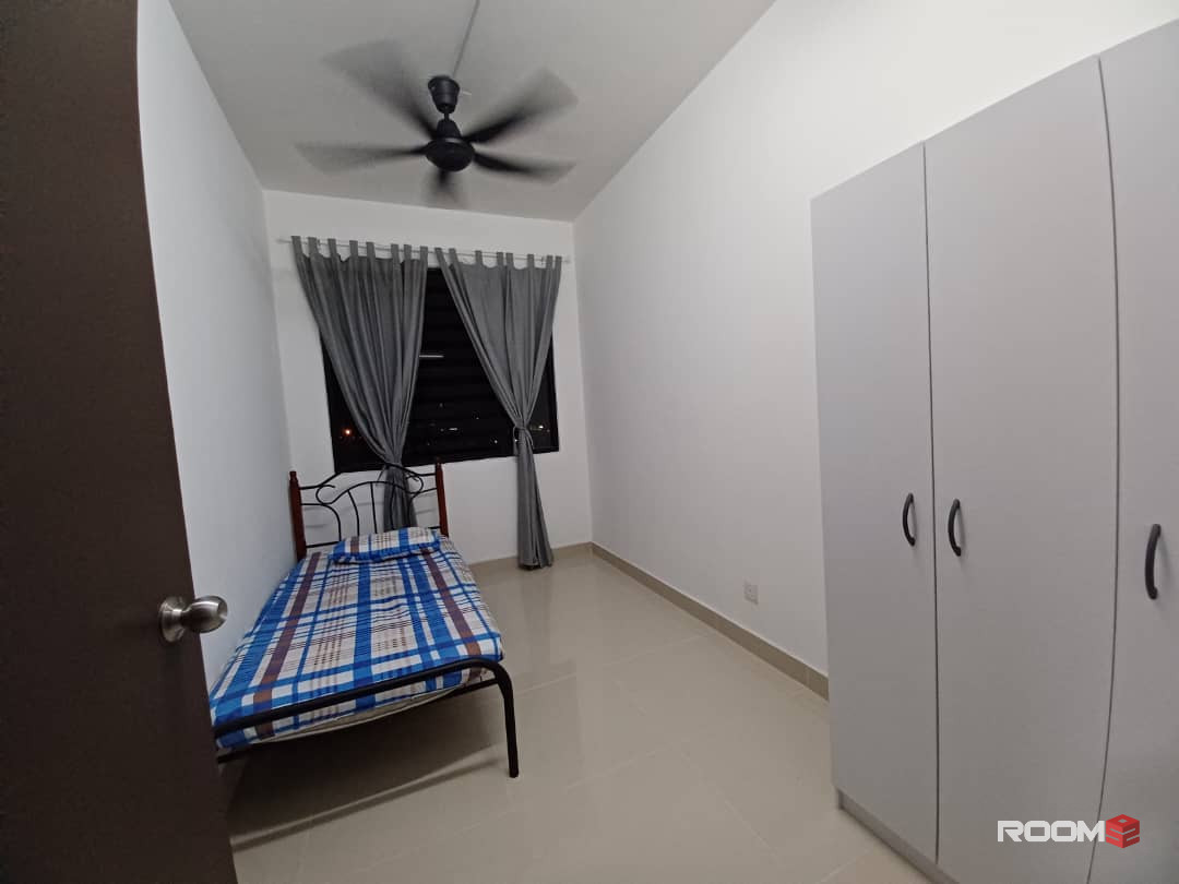 Bilik Single Perempuan Muslim RM600 di Ken Rimba Condominium