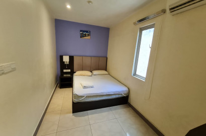 ✨0ZeroDeposit Move In✨Fully Furnish Queen Size BedRoom With Private Bathroom@Amigo Hotel📍PetalingStreet,Pasar Seni,Pudu