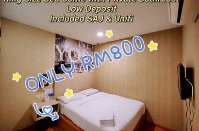 Bilik Murah Taman Universiti @ Johor Bahru (Aircon Wifi sedia) Personal Tandas